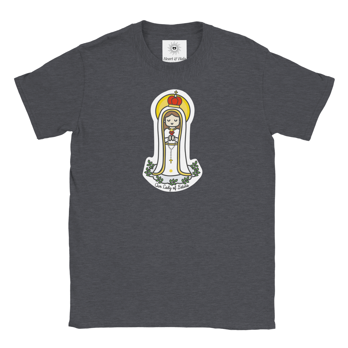 Our Lady of Fatima Kids T-Shirt – Inspired by Little Artist Designs - Heart & Halo