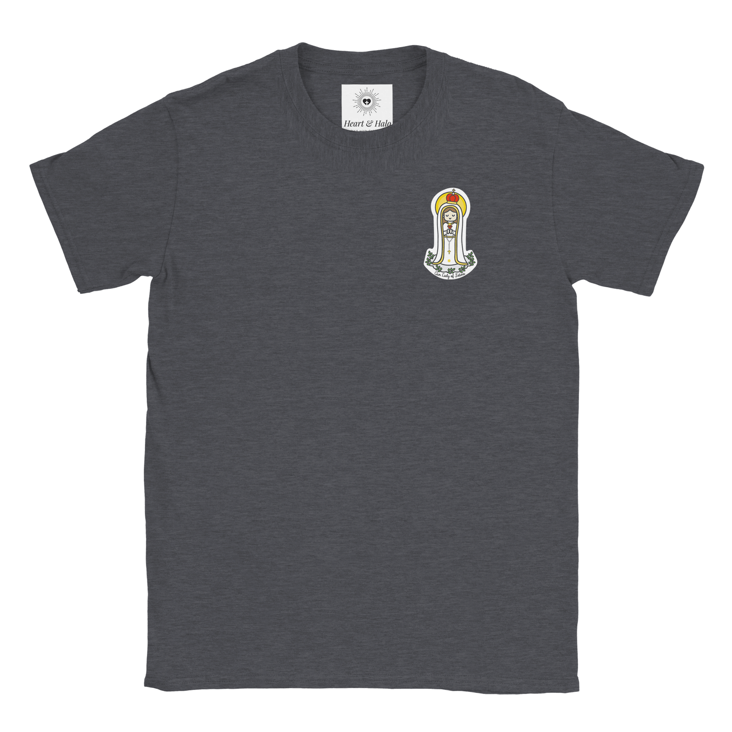 Our Lady of Fatima Kids T-Shirt – Inspired by Little Artist Designs - Heart & Halo