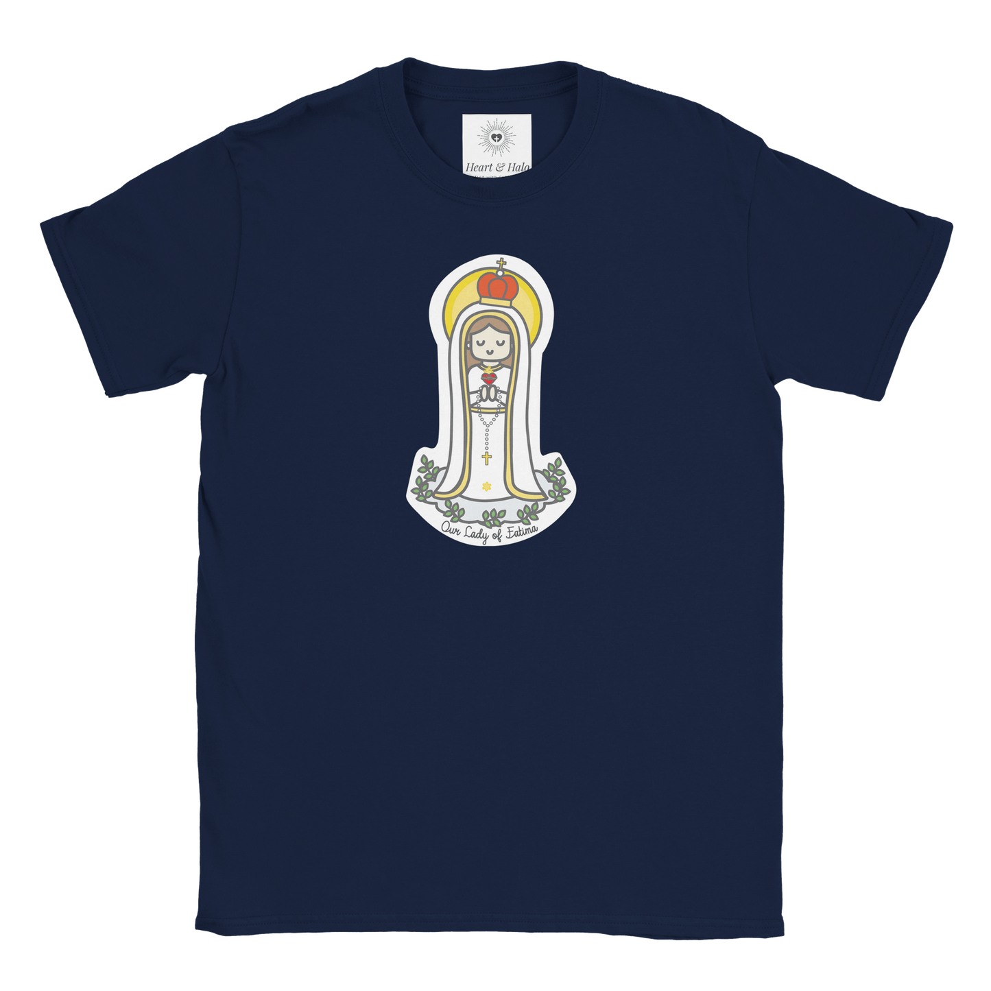 Our Lady of Fatima Kids T-Shirt – Inspired by Little Artist Designs - Heart & Halo