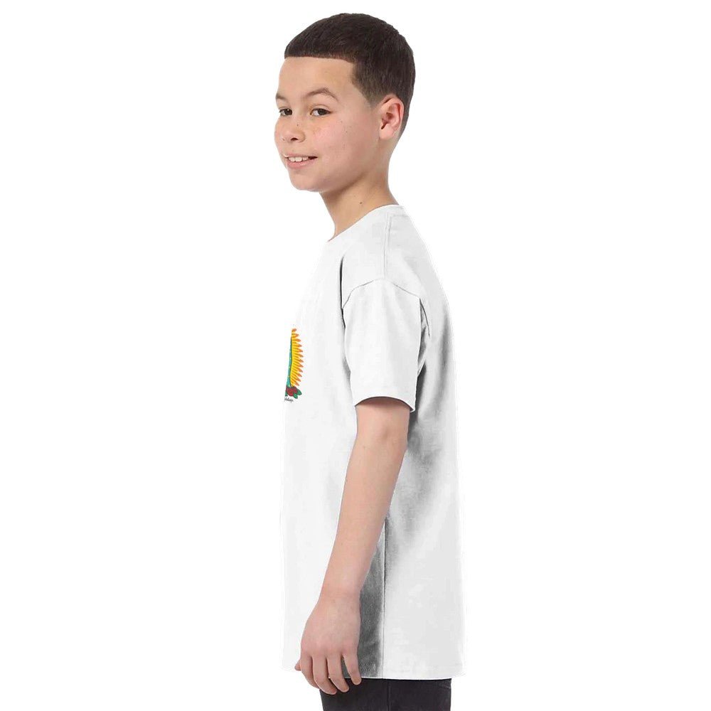 Our Lady of Guadalupe Kids T-Shirt – Inspired by Little Artist Designs - Heart & Halo